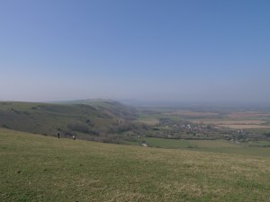 View of the surrounding Sussex area near Devil's Dyke