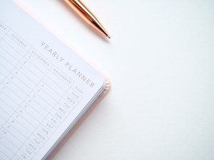 Yearly planner for setting travel and personal goals